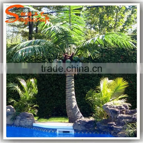 Hot Sale Fake Outdoor Decorative Metal Plastic Tall Palm Trees Canada photo-2
