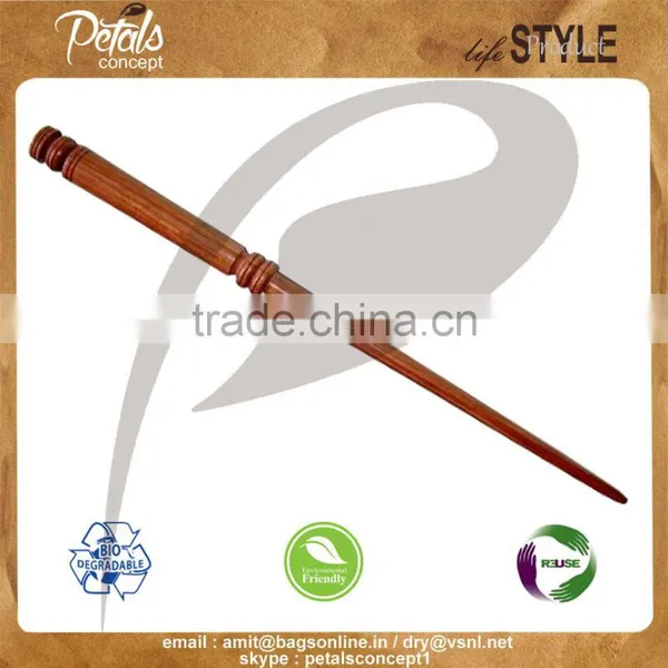 Best Selling Human Made Wooden Product Wand by Petals Concept From India