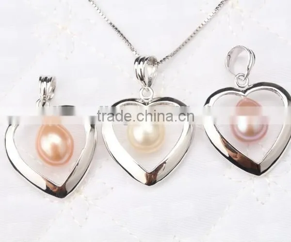 Heart Shap Pearl Pendants photo-4