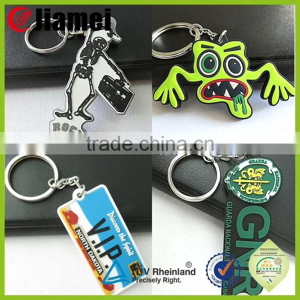 PVC Keyring Type and Plastic Key Holder Custom photo-2