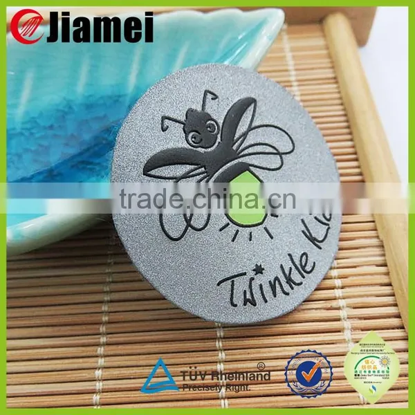 Custom Garment Pvc Logo Embossed Reflective Label/patch/tag photo-2