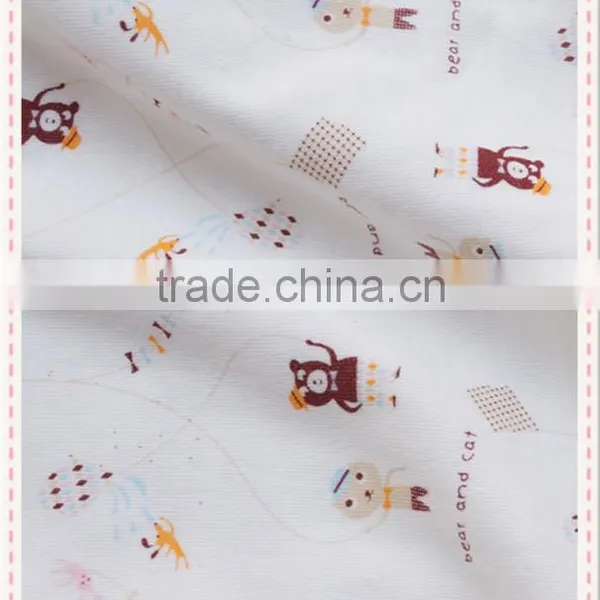 China Supplier Knitted 100%cotton Printed Interlock Fabric for Garment photo-4