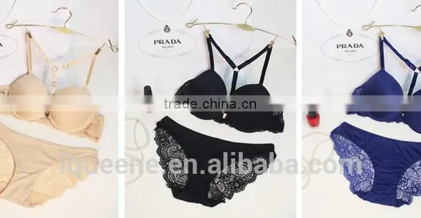 New Arrival Sexy Front Closure Push up Lace Bra Set photo-6