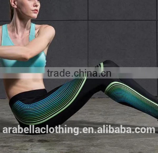 New Fashion Women GYM Tank Top, Leggings 3 Colors Curve Pants photo-2