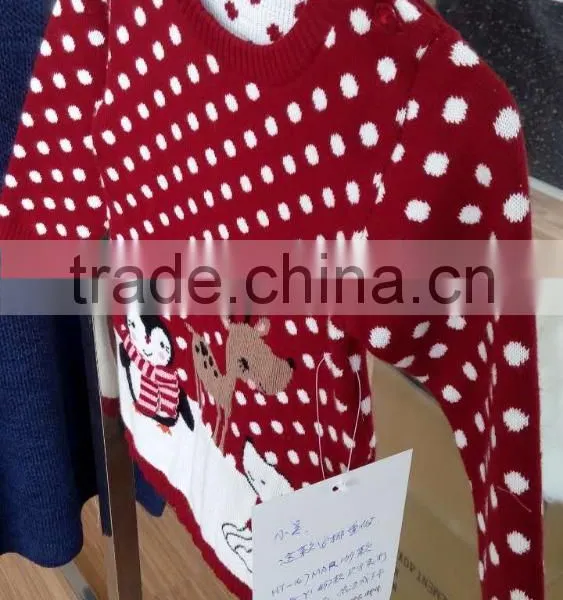 Fashion Winter Long Sleeve Knitted Sweaters Design For Kids(BKNB010) photo-6