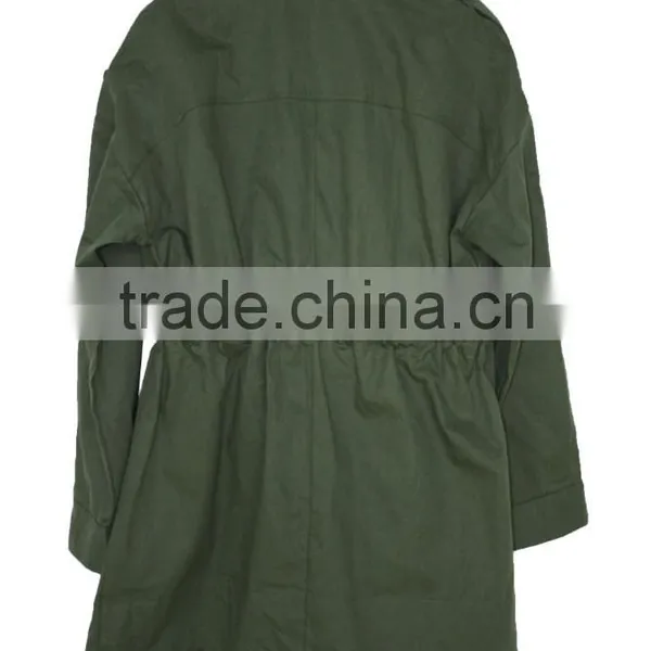 2014-2015 Ladies Trench Coats Green Fashion Spring Trench photo-5