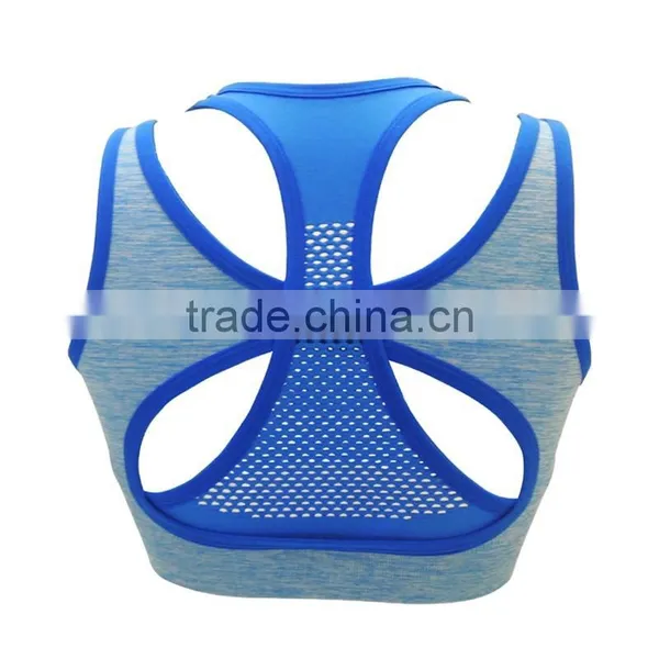 2017 Mature Women Seamless Bra Lingerie Brand Gym Wear Plain Sexy Sports Bra photo-5