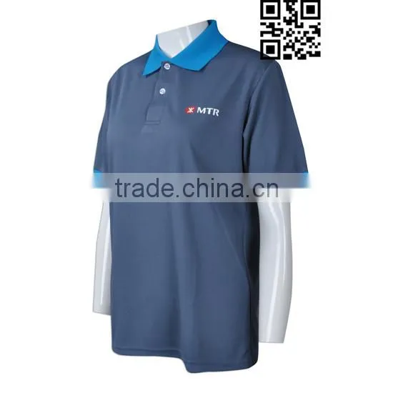 BSCI Garment Industry Brand Dry Fit Men Polo Shirt photo-2