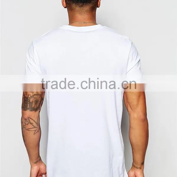 Guangzhou Shandao OEM Manufacturer Hot Sale 180g Polyester Cotton Color Block Short Sleeve O-Neck Men T Shirt photo-3