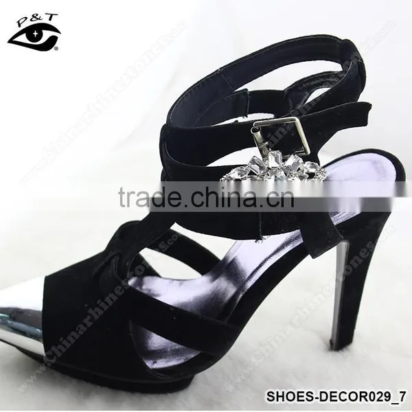 Rhinestone Accessoriesdecorative Shoes Ornament for Women Shoe High Heel Shoes Bags Dress Brooches photo-6