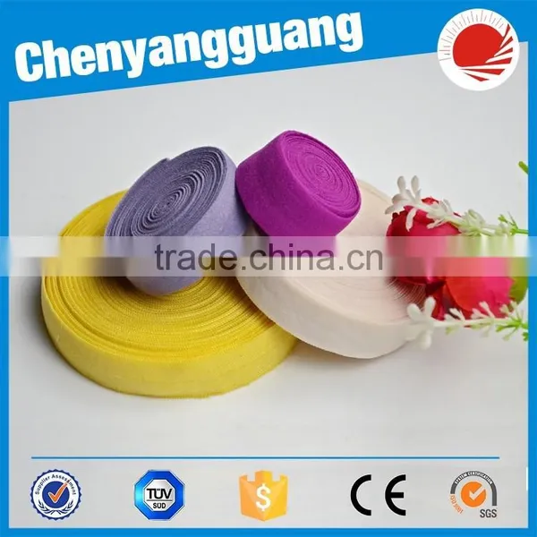 Customized Colorful Fold Over Elastic For Underwear Accessories photo-5