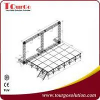 Aluminum LED Screen Backgroud Truss for Stage Backgroud