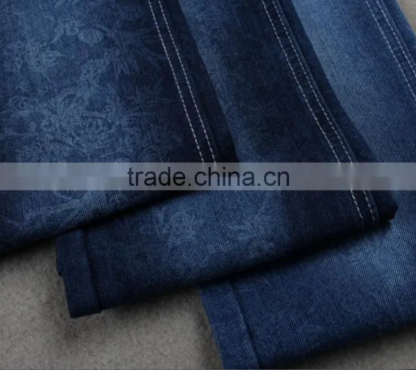 China Stocklot Cotton Poly Stretch Denim Fabric for Jeans Garments photo-6