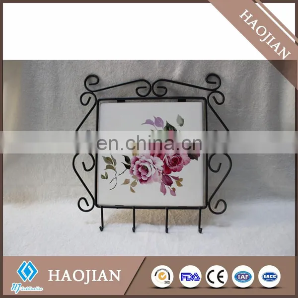 4 Hook Wrought Iron Racks for Keys photo-2