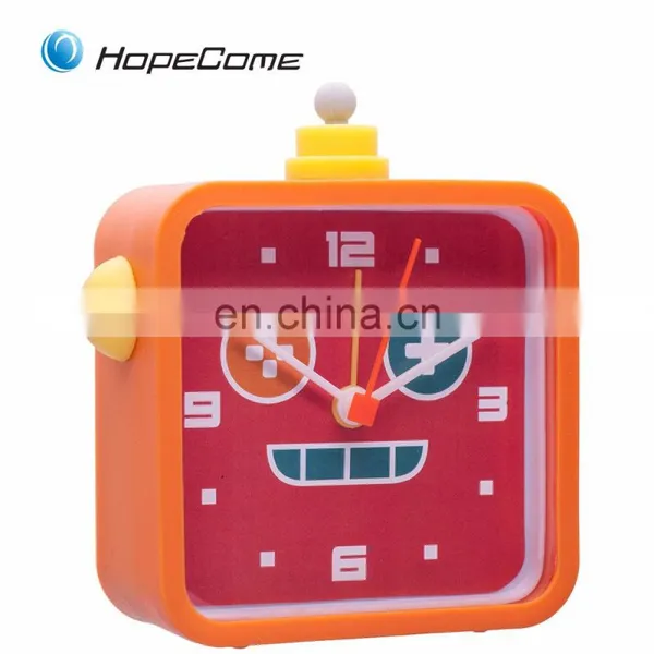 Children Gift Cartoon Animals Silicone Desk Wholesale Clocks photo-6
