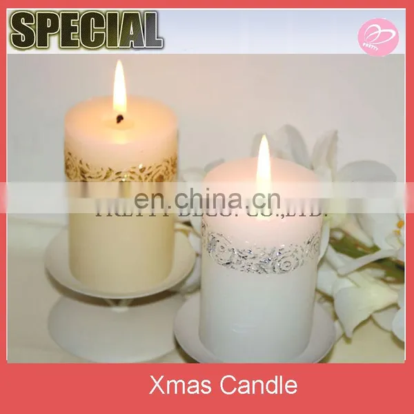 Candle Light Dinner Candles Plus Gold Silver Carved Iron Candle Christmas Gift