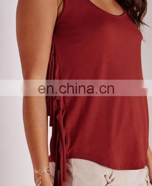 Women's Newest Fringe Side Vest photo-4