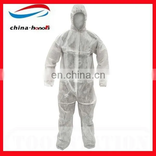 White Disposable Coveralls/disposable Camouflage Coverall/disposable Polypropylene Coveralls