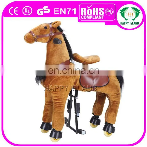 HI CE Standard Life Size Mechanical Kids Swing Spring Jumping Horse Toys photo-3