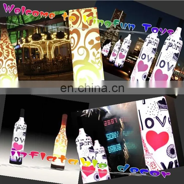 Total Printing Ground Inflatable LED Tusk for Party/show/event/stage photo-2