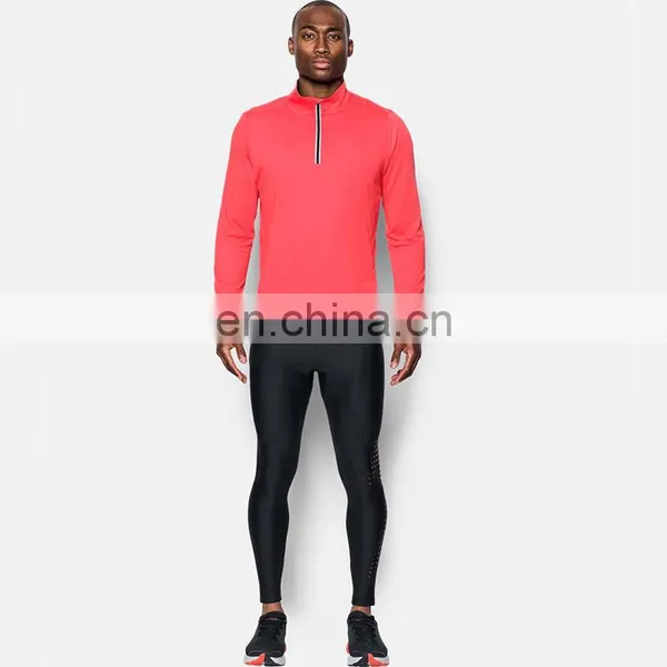 Workout Nylon Black Elastic Fitness Winter Sublimated Cycling Sport Gym Running Compression Tights Men photo-3