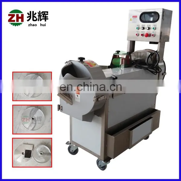 Garlic Leek Green Vegetable Cutter Potato Apple Lemon Cutting Machine photo-6