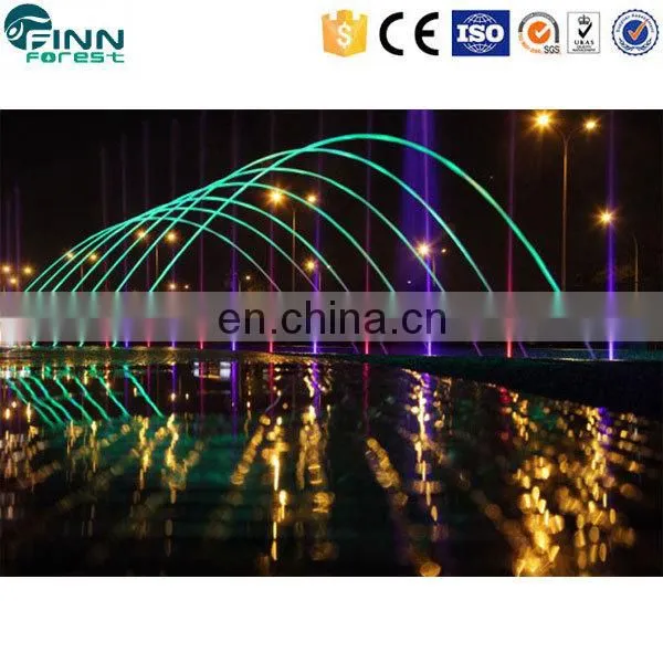 Rainbow Garden Multiple Color Jumping Laminar Jet Water Fountain for Decoration
