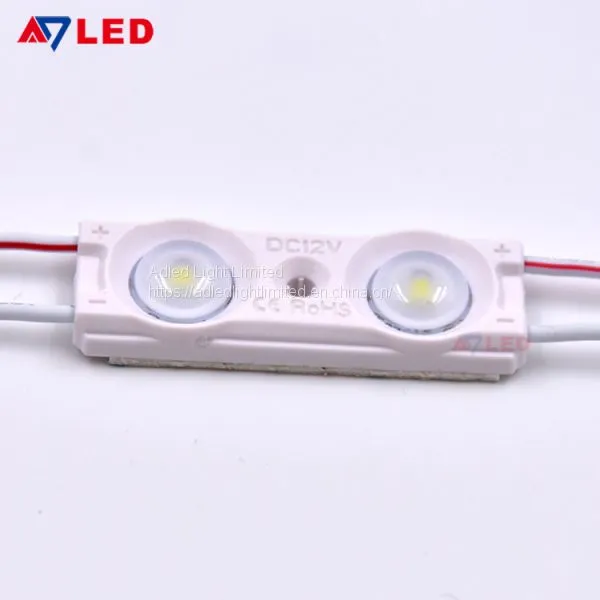 Adled Light 5 years warranty high brightness IP67 2 led lens 0.96W led module outdoor for led illuminated channel letter