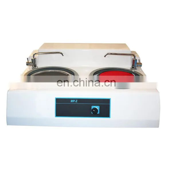 MP-2 Double Plates Laboratory Equipment Metallographic Sample Specimen Grinding Polishing Machine photo-2