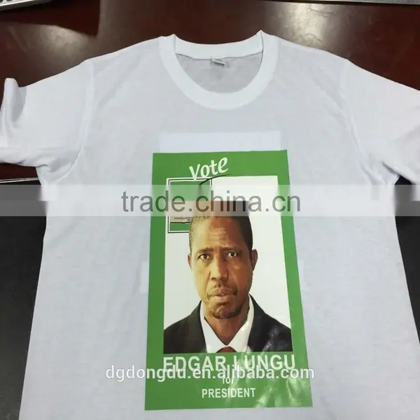 Cheap Election T-Shirts 100% Cotton Printed Shirts for Men