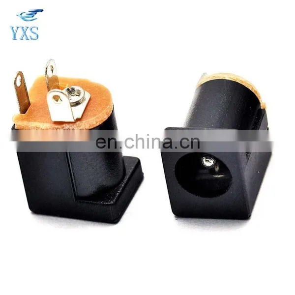 DC Power Socket DC-012 Socket 5.5-2.1MM 180 Degree Feet
