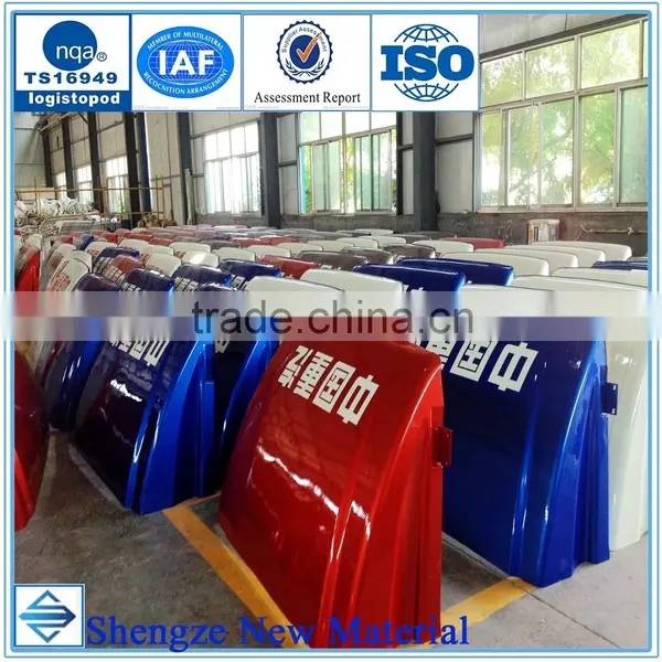 FRP truck air deflector