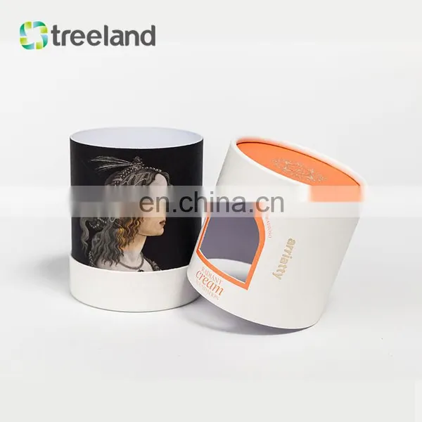High Quality Cosmetics Packaging Customized Round Paper Tube Recyclable Box photo-2