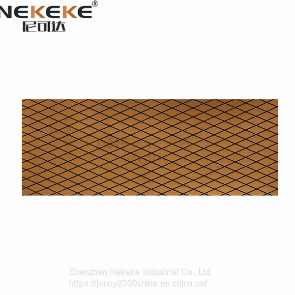 NEKEKE 70*190*0.6 cm Golden Yellow + Black + Diamond on Surface Boat Yacht Marine EVA Deck Foam Sheet Composite Outdoor Decking photo-5