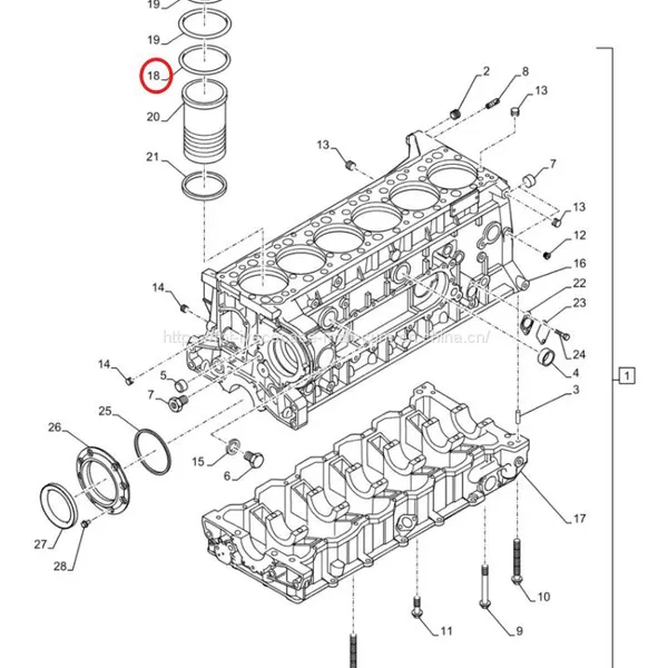 FPT IVECO CASE Cursor11 F3GFE613A B001 5801863562/5801690111 Liner Seal Ring 504372472 photo-3