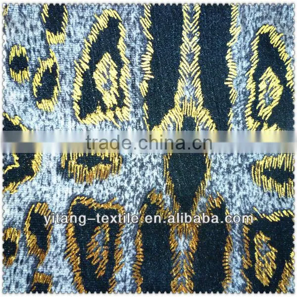 2014 New Arrival Leopard Velvet Fabric for Bags and Shoes photo-3