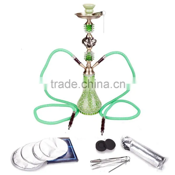 New Design JYH04 Green Glass Hookah Shisha photo-3