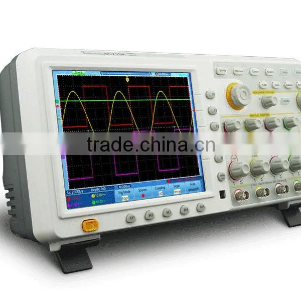 Low Price 4 Channel 8 Inch Color Touch Screen Digital Storage Oscilloscope 200mhz Digital Oscilloscope photo-3