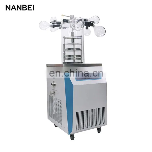 Large Opening Trap Vertical Vacuum Freeze Dryer Lyophilizer for Laboratory or Food photo-4