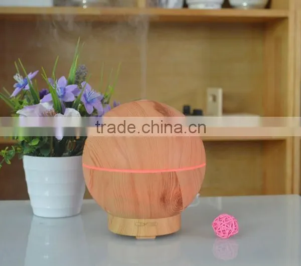 400ml Wood Ultrasonic Diffuser Big Capacity Cool LED Aroma Mist Essential Oil Humidifier photo-3
