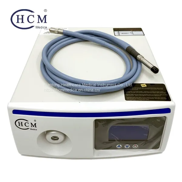HCM MEDICA 120W Colonoscopy OEM ODM Medical Endoscope Camera Image System LED Cold Laparoscope Light Source