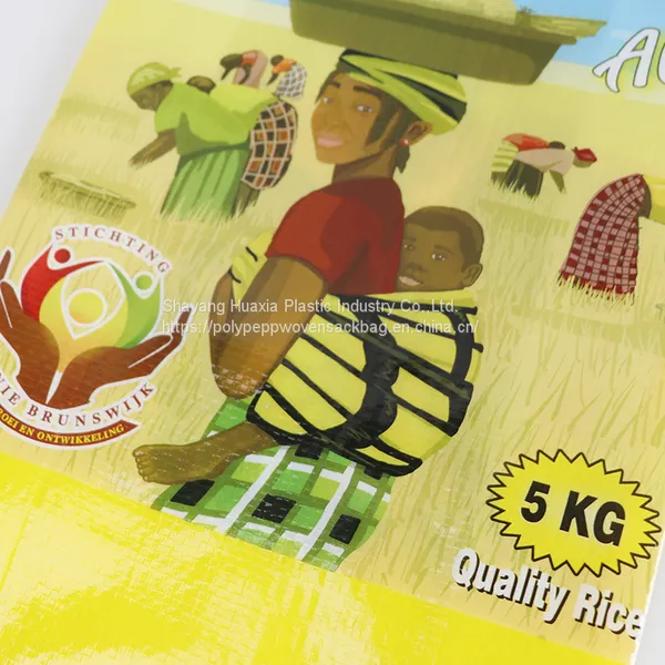 China Manufacturer pp Woven 20kg 25kg 50kg Weave Packaging Polypropylene Bags pp Woven Rice Bag photo-3