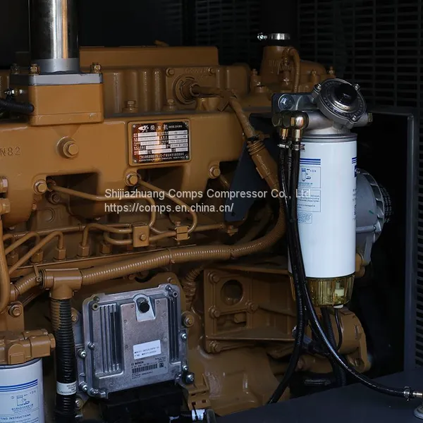 25 Bar High Quality Two Stage Compressed Portable Mobile Diesel Screw Air Compressor For Drilling Machine photo-4