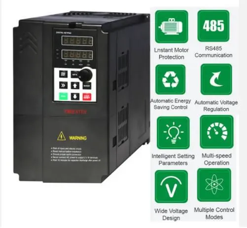 3 Ph 380V 5.5kw vector control frequency inverter AC motor speed controller VFD Drive Pump Inverter 50HZ to 60HZ