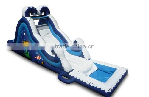 Inflatable Floating Water Slide With Pool for Kids and Adults photo-3