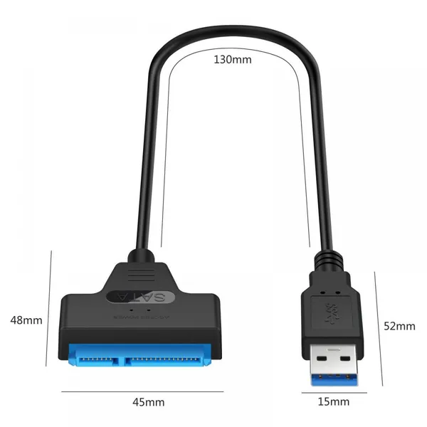 SATA to USB 3.0 Converter Cable for 2.5 Inch Hard Drive, Easy Drive Line, Read Cable, Transfer Cable photo-2