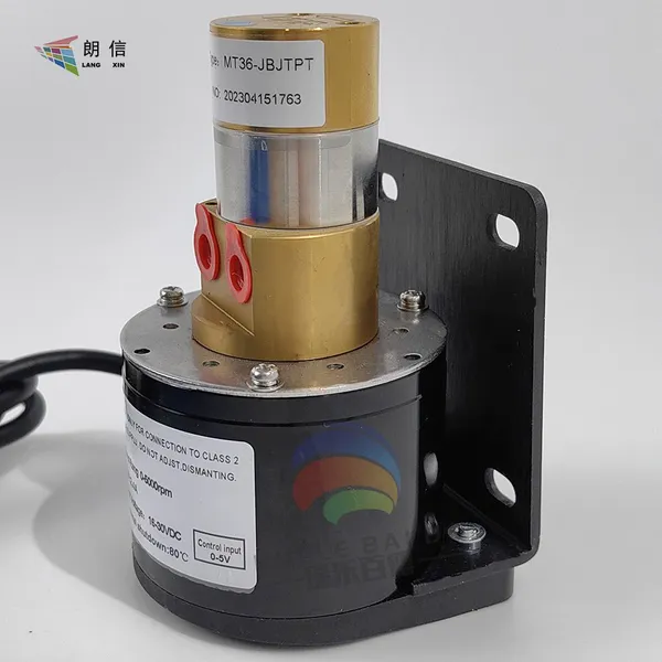 HAP Miniature Magnetic Drive Golden Gear Pump MT36-JBJTPT is Used in Ceramic Inkjet Printers. photo-3