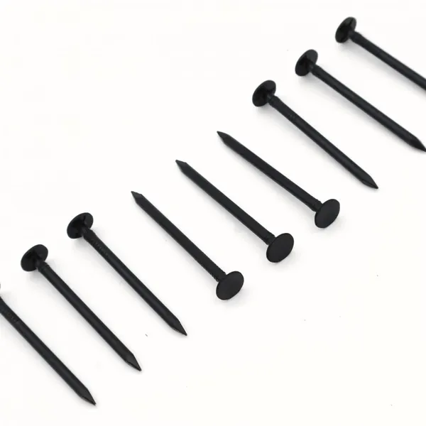 Black Common Nails - Low Carbon Steel With Zinc Coating for Construction Use