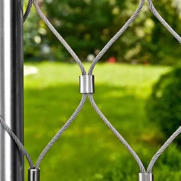 304 316 Stainless Steel Rope Mesh Decorative Safety Net for Balcony & Stair Protection