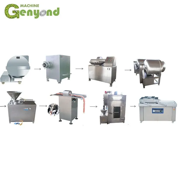Sausage Production Line With Smoke House